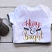 Christmas Onesie - Merry and Bright Onesie - Merry Christmas 2022 - Merry Christmas Baby - Baby First Christmas Onesie