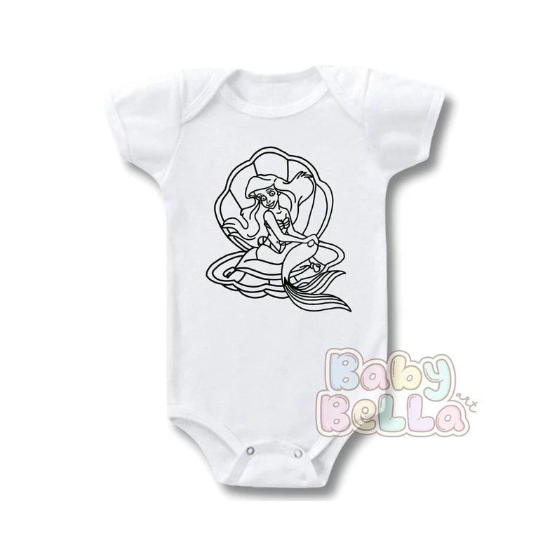 Ariel princess, princess ariel, ariel little mermaid, little mermaid ariel, ariel onesie, princess ariel onesie, princess onesie