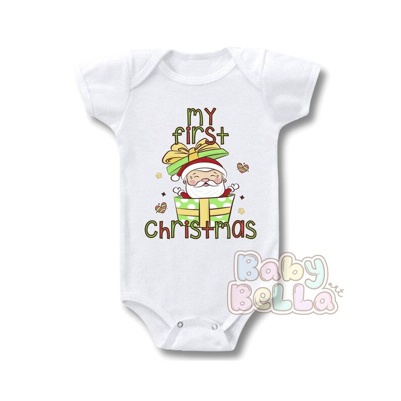 My First Christmas 2022, Baby First Christmas, My 1st Christmas Onesie, My First Christmas Baby Onesie